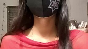 sexy indian girl asks, 'want to watch my live sex video with intense fucking?'. she performs in front of the camera.