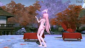 Megurine Luka Single Red Leaf Project Diva Nude Mod Full Nude