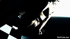 Light streams with dani daniels in a sexy show