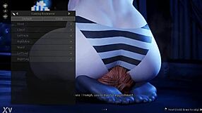 under the witch gothic, kuro sits on face with some goth farting fun