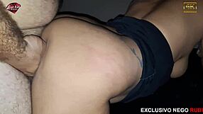 cuckold just watches the stud fuck his wife.