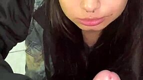 Beautiful Brazilian Teen Debora Prado Deepthroat Blowjob