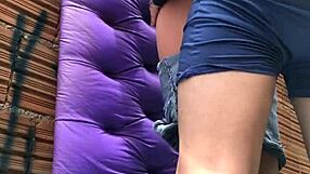 Wife's Anal Toy Play in Public