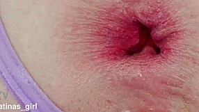 Latina girl takes full anal destruction with big cock blowjob and creampie