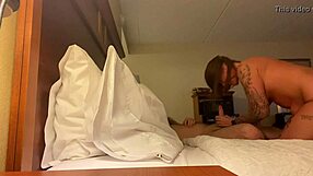 Can you deep throat my big cock in this hotel room?