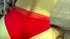 Latina shows her beautiful ass in panties