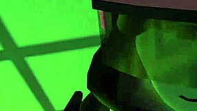 Cyber Girl Gets Anal Fucked By Outlaw