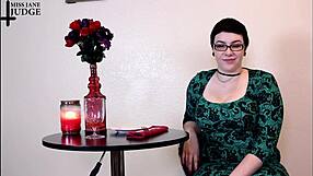 Emotional domination at dinner party with jerk off instructions and cum