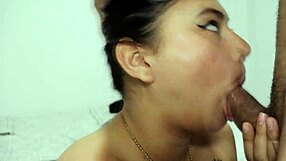 I invited a beautiful latina girl with big ass for water at my house. She got drunk during the homemade interview.