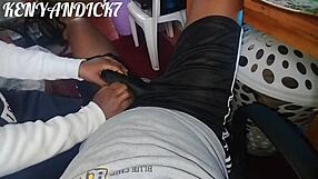 African Nanny Plays With Boss's Black Dick