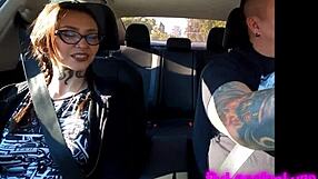 Tattooed Latina Brunette In Hot Casting