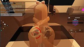 Roblox Porn โดน Blacked ควยยักษ์รดลึกดุๆ