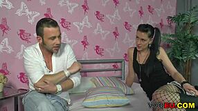 Brunette MILF Gets ANAL FUCKED Hard!