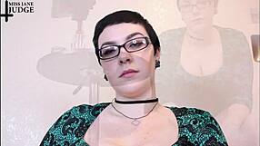 Emotional domination at dinner party with jerk off instructions and cum