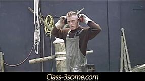 Lavish Menage a Trois Sucking Deepthroat Cumshot Swallow