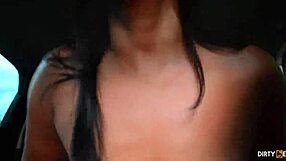 Wet latina leyla roleplays fucking her driving instructor and records the cum on ass