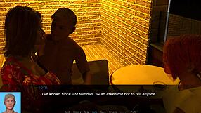 Redhead group plays with small 18+ tits