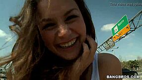 The babe says, 'Suck my toes harder during this footjob'