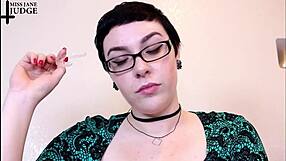 Emotional domination at dinner party with jerk off instructions and cum