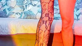 Deep Hard Anal In Stockings On Knees Wet Pussy