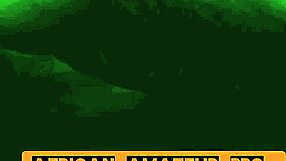 I watch ebony couple fuck big black cock with squirting orgasm