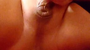 Close-Up Ass Hardware Fucking Transsexual with Dildo