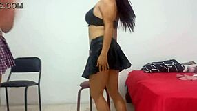 18 year old student and friend practice sexy dance for boyfriends