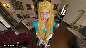 Vr Conk Fuck Princess Zelda And Cum Inside Her Wet Pussy In Nintendo Game Parody Hd Porn