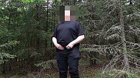 chubby kaot says, 'i'm in the woods flashing and masturbating outdoors for you to see'