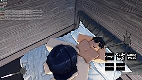 that slutty roblox girl ends up getting fucked