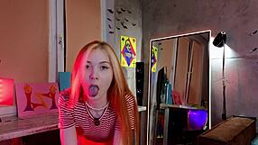 girl in beautiful lingerie cums with vibrator and big cock