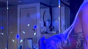 Mc made a private party in the motel and fucked the slutty blonde a lot in the hair with cum in mouth!