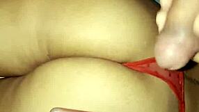 curvy housewife gets assfucking cumshot