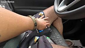 Mattos párok tengerparti kalandjai nimfával nyilvános csínyben