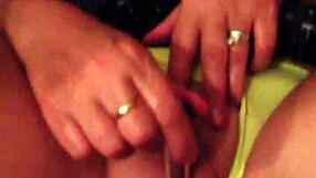 milf in yellow panties getting fingered so good 😍