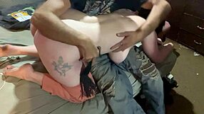 Punished girl sucks cock roughly in garage