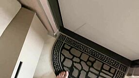 Russian amateur seduces shy teacher with tits, doggystyle fucking, and cumshot