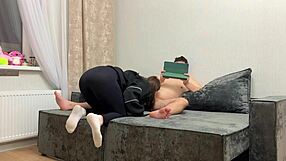 Russian students engage in fucking with assplay, dirty talk, and intense orgasms.