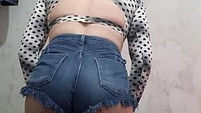 Latina Trans Twerking In Tight Shorts!
