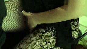 Oh wow, this hot brunette sweetie gets fully covered in cum from deepthroat blowjob action!