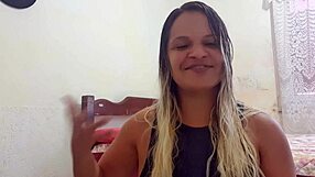 latina reaches orgasm on webcam