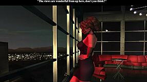 Office Party Game Ends with Sophie in Shaved Pussy Action