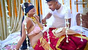 Newly Married Bhabhiji's Emotional Blindfolded Fuck By Devar