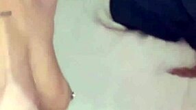 Lesbian action with rubber cock fucking friend directly