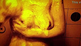 I enjoy a sexy slow motion shower with my ass and tits on display.