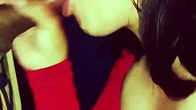 Latina housewife begs husband for glory hole visit to suck stranger's cock, ending in massive facial cumshot while he watches