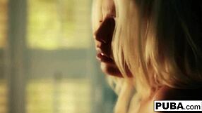 britney ambers solo masturbation by blue wall