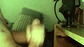 Skinny Young Amateur Jerks Off Big Monster Cock on Rainy Day Solo