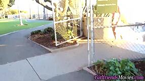 Intriguing POV of Small-Tits Teens Licking Each Other