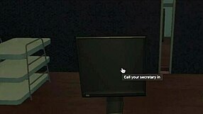 Office Party Game Ends with Sophie in Shaved Pussy Action